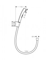 AXOR HANSGROHE TELEDUCHA BIDETTE